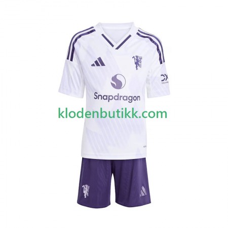 Manchester United Barn Borte Fotballdrakt 2025/26 Kortermet